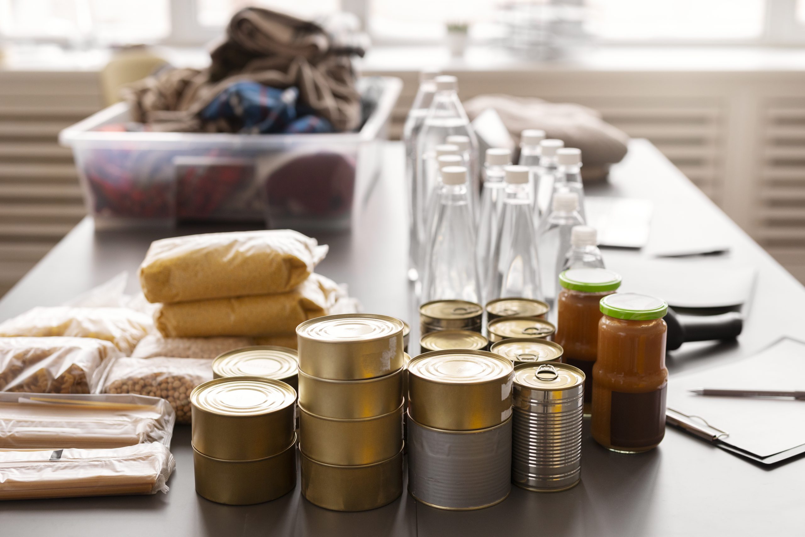 General Consumables food clothes donations collected charity
